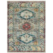 Product Image of Southwestern Amer Rugs &middot; Willow &middot; Mesa &middot; Silver, Red, Blue (WIL-02) Area-Rugs