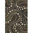 Product Image of Contemporary / Modern Distressed Black, Antiqued Beige - Black Hole Area-Rugs