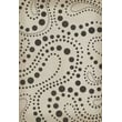Product Image of Contemporary / Modern Antiqued Cream, Muted Black - Catch 22 Area-Rugs