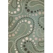 Product Image of Contemporary / Modern Muted Teal, Muted Grey, Soft Ivory - Hocus Pocus Area-Rugs