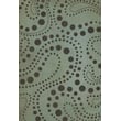 Product Image of Contemporary / Modern Soft Teal, Distressed Black - Molecular Madness Area-Rugs
