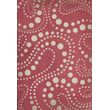 Product Image of Contemporary / Modern Muted Raspberry, Antiqued Ivory - Tickled Pink Area-Rugs