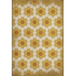 Product Image of Floral / Botanical Distressed Gold, Soft Ivory - Pushing up Daisies Area-Rugs