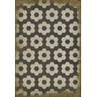 Product Image of Floral / Botanical Muted Ivory, Distressed Black, Brown - Resonance Area-Rugs