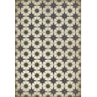 Product Image of Contemporary / Modern Antiqued Ivory, Distressed Black - Astraea Area-Rugs