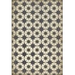 Product Image of Contemporary / Modern Spicher and Company &middot; Classic Vintage Vinyl &middot; Pattern 20 &middot; Antiqued Ivory, Distressed Black - Astraea Area-Rugs