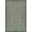 Product Image of Contemporary / Modern Muted Teal, Antiqued Ivory - Alice in Wonderland Area-Rugs