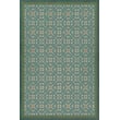 Product Image of Contemporary / Modern Muted Teal, Antiqued Ivory, Green - Contrariwise Area-Rugs