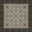 Product Image of Contemporary / Modern Distressed Black, Antiqued Ivory - Atticus Area-Rugs