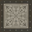 Product Image of Contemporary / Modern Spicher and Company &middot; Classic Vintage Vinyl &middot; Pattern 22 &middot; Distressed Black, Antiqued Ivory - Atticus Area-Rugs