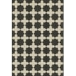 Product Image of Contemporary / Modern Distressed Black, Antiqued Ivory - Gnosis Area-Rugs