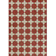 Product Image of Contemporary / Modern Spicher and Company &middot; Classic Vintage Vinyl &middot; Pattern 23 &middot; Distressed Red, Antiqued Ivory - Red Like Crimson Area-Rugs