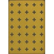 Product Image of Contemporary / Modern Muted Gold, Distressed Black - Crete Area-Rugs