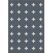 Product Image of Contemporary / Modern Distressed Navy, Antiqued Ivory - Greece Area-Rugs