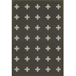 Product Image of Contemporary / Modern Distressed Black, Muted Ivory, Soft Brown - Ionia Area-Rugs
