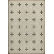 Product Image of Contemporary / Modern Antiqued Ivory, Grey - Kyros Area-Rugs