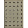 Product Image of Contemporary / Modern Antiqued Ivory, Distressed Black - Milos Area-Rugs