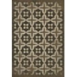 Product Image of Contemporary / Modern Distressed Black, Antiqued Ivory, Soft Brown - Oz Area-Rugs