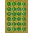 Product Image of Contemporary / Modern Muted Gold, Green - Follow the Yellow Brick Road Area-Rugs