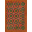 Product Image of Contemporary / Modern Spicher and Company &middot; Classic Vintage Vinyl &middot; Pattern 03 &middot; Distressed Orange, Soft Red, Muted Black - Red Rum Area-Rugs