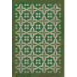 Product Image of Contemporary / Modern Spicher and Company &middot; Classic Vintage Vinyl &middot; Pattern 03 &middot; Distressed Green, Warm Ivory - The Emerald City Area-Rugs