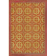 Product Image of Contemporary / Modern Distressed Orange, Muted Gold - The Lollipop Guild Area-Rugs