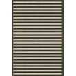 Product Image of Striped Muted Black, Soft Ivory, Muted Brown - Mandarin Area-Rugs