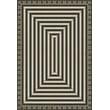 Product Image of Striped Muted Black, Soft Brown, Ivory - Mandate of Heaven Area-Rugs