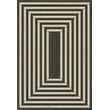 Product Image of Striped Spicher and Company &middot; Classic Vintage Vinyl &middot; Pattern 18 &middot; Distressed Black, Muted Ivory, Brown - The Emperor Area-Rugs