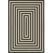 Product Image of Striped Distressed Black, Muted Ivory, Brown - The Empress Area-Rugs