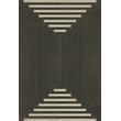 Product Image of Striped Spicher and Company &middot; Classic Vintage Vinyl &middot; Pattern 18 &middot; Distressed Black, Brown, Soft Ivory - The Regent Area-Rugs