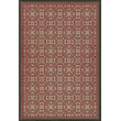 Product Image of Contemporary / Modern Muted Red, Antiqued Ivory, Grey - The Red Queen Area-Rugs