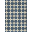 Product Image of Contemporary / Modern Distressed Blue, Antiqued Ivory - It is in the Sea Area-Rugs