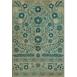 Product Image of Floral / Botanical Muted Green, Soft Ivory - Few Flowers at His Feet Area-Rugs