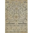 Product Image of Floral / Botanical Spicher and Company &middot; Classic Vintage Vinyl &middot; Pattern 36 &middot; Antiqued Ivory, Muted Beige, Grey - Common Sense Area-Rugs