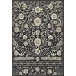 Product Image of Floral / Botanical Spicher and Company &middot; Classic Vintage Vinyl &middot; Pattern 36 &middot; Distressed Black, Antiqued Ivory - Saboteur Area-Rugs