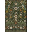 Product Image of Floral / Botanical Spicher and Company &middot; Classic Vintage Vinyl &middot; Pattern 36 &middot; Soft Charcoal, Green, Ivory - Arranger of Disorder Area-Rugs