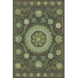 Product Image of Floral / Botanical Emerald, Distressed Green - A Hedge Between Keeps Area-Rugs