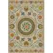 Product Image of Floral / Botanical Distressed Ivory, Green, Mustard - Autumn Area-Rugs