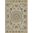 Product Image of Floral / Botanical Antiqued Ivory, Grey, Mustard - Je Pense Area-Rugs