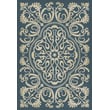 Product Image of Contemporary / Modern Muted Navy, Antiqued Ivory - Spades Area-Rugs