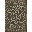 Product Image of Contemporary / Modern Antiqued Black, Brown, Ivory - A Dark Stormy Night Area-Rugs