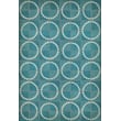 Product Image of Contemporary / Modern Distressed Blue, Soft Ivory - Stellar Area-Rugs