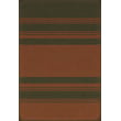 Product Image of Striped Distressed Black, Muted Red Area-Rugs