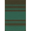 Product Image of Striped Distressed Black, Muted Teal Area-Rugs