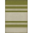 Product Image of Striped Distressed Green, Antiqued White Area-Rugs