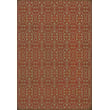 Product Image of Contemporary / Modern Red, Antiqued Ivory, Gold - The Opium Den Area-Rugs