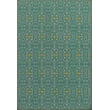 Product Image of Contemporary / Modern Muted Teal, Antiqued Ivory - The Sea of Summer Air Area-Rugs