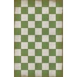Product Image of Geometric Distressed Green, Antiqued Ivory - Check Please Area-Rugs