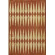 Product Image of Contemporary / Modern Distressed Rust, Muted Orange - Dantes Inferno Area-Rugs